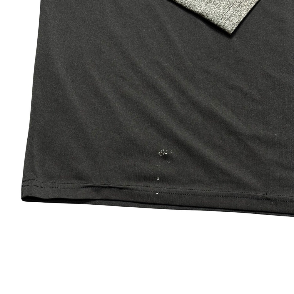 Under Armour Men's Golf 1/4 Zip Pullover Loose Fit Gray Black MD - Picture 6 of 6